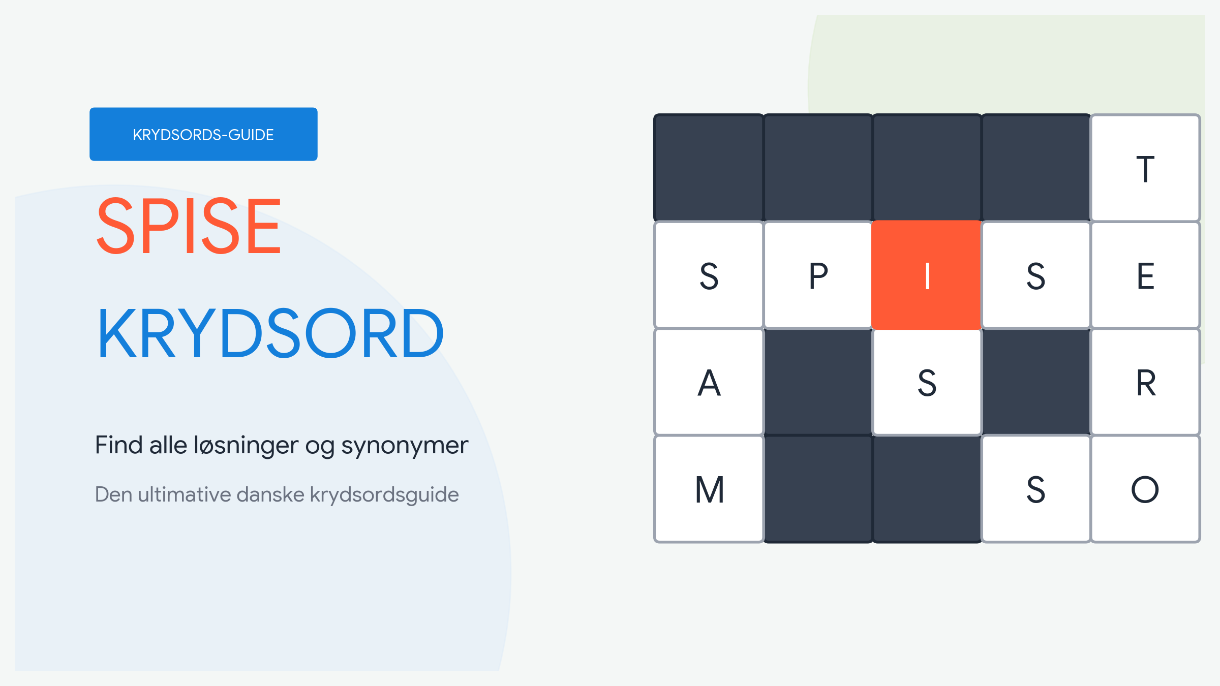 Spise krydsord