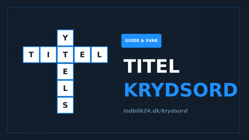 Titel krydsord
